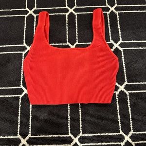 Red aritzia tank top